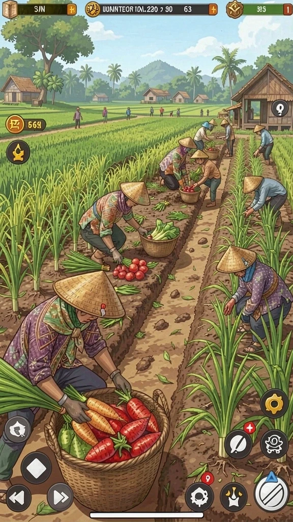 666f - Momen seru saat berkompetisi dengan teman.