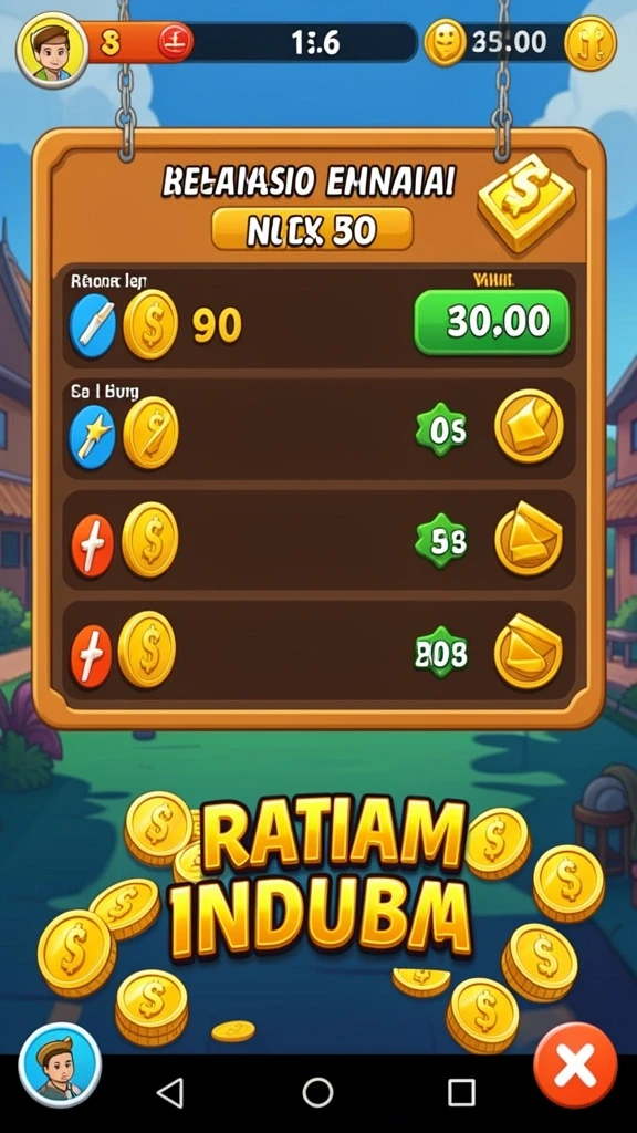 a200m - Pengaturan level yang penuh warna dan beragam.