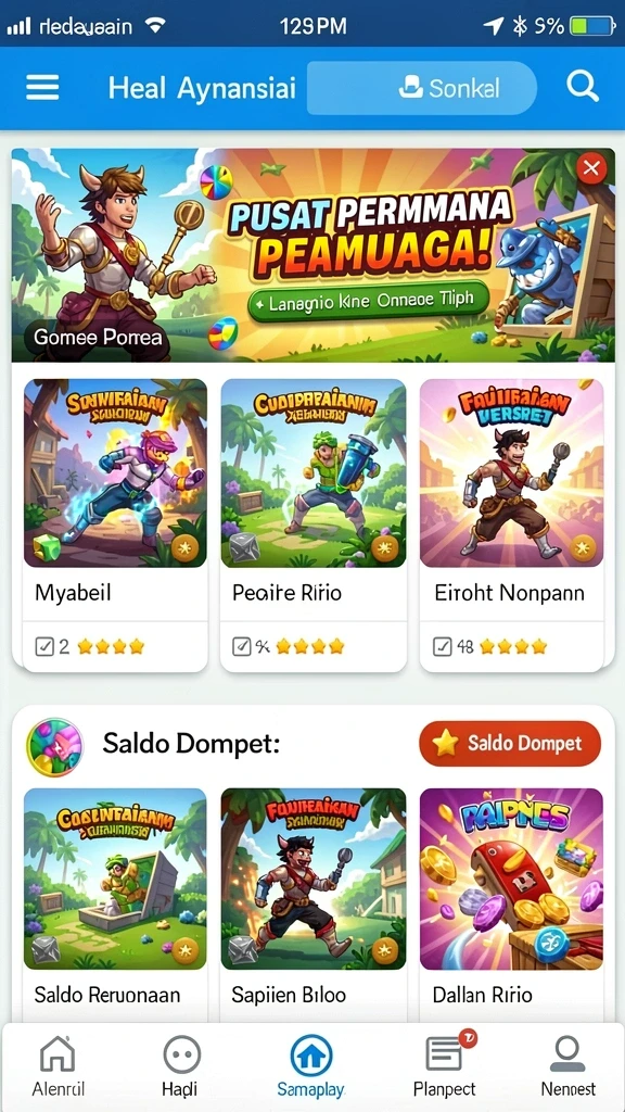 polototo - Mode multiplayer yang memungkinkan interaksi dengan teman.